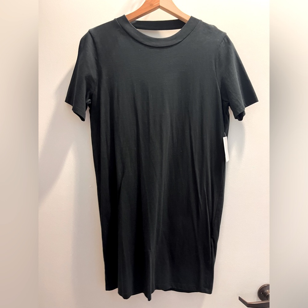 ASOS open back short sleeve tshirt dress